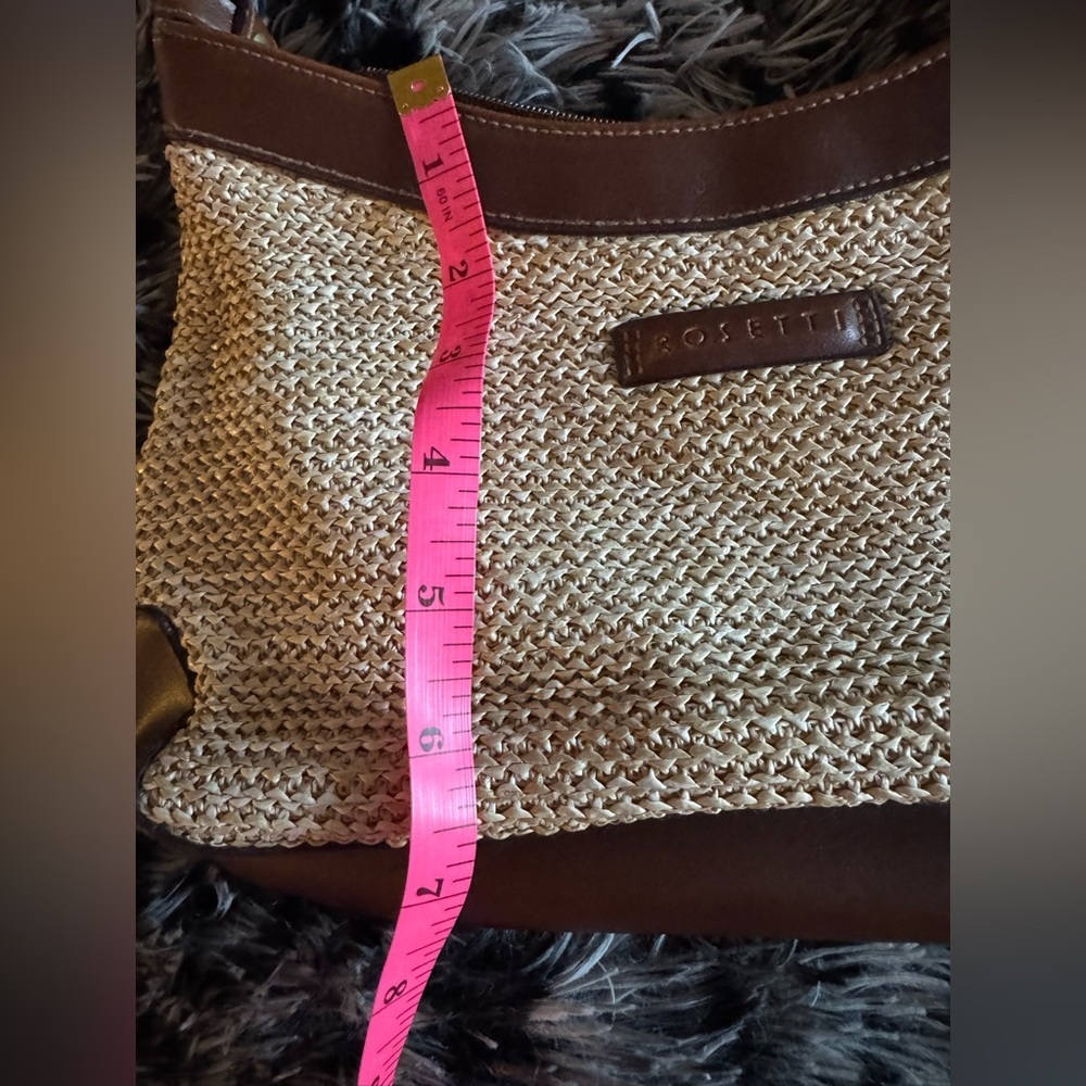 Rosetti Women’s Hemp Straw Woven Shoulder Bag​​ - Picture 5 of 7